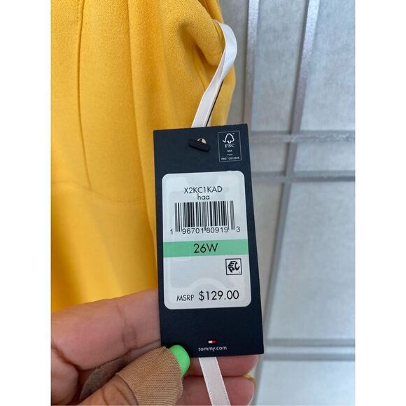 Tommy Hilfiger Women's Plus Size Mock Collar Sleeveless Dress NWT - Picture 7 of 13